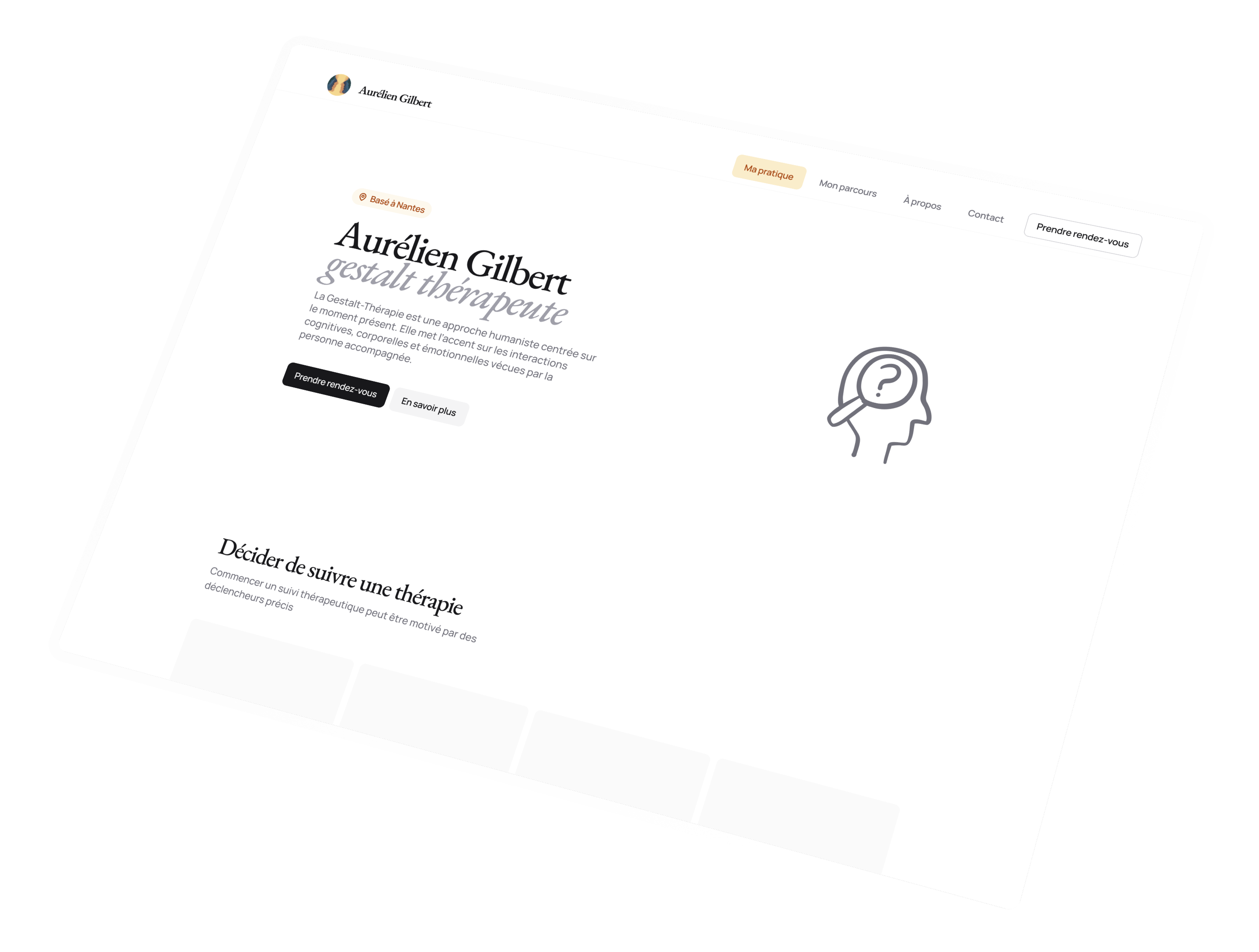 Aperçu du projet Aurélien Gilbert
