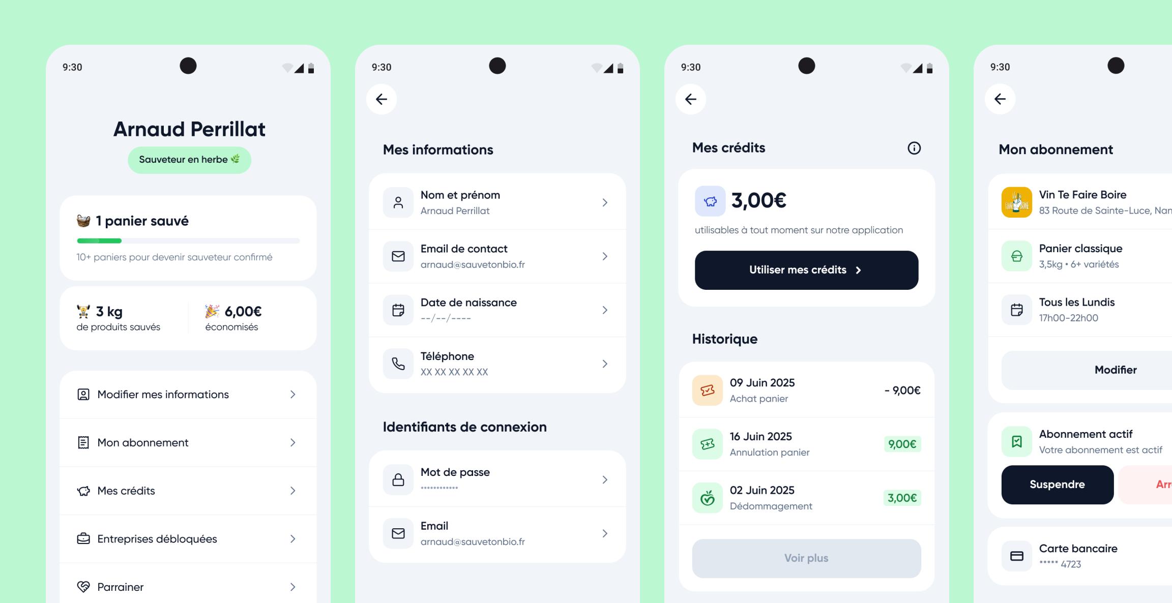 Application Sauve ton Bio